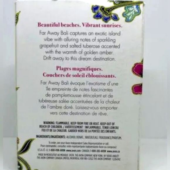 AVON Far Way BALI Eau de Parfum 50ml New - Picture 2 of 2
